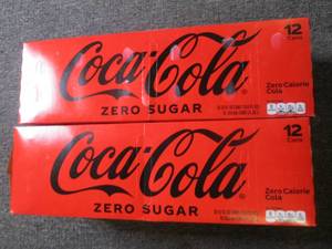 2 cases of 1212oz cans of coca col...