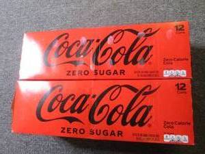 2 cases of 1212oz cans of coca col...
