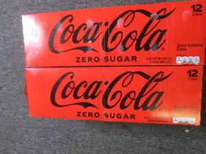 2 cases of 1212oz cans of coca col...