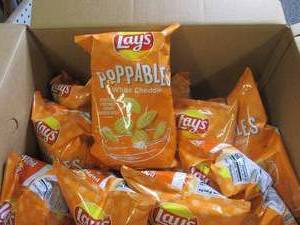 case of 12.5 oz bags of lays white...