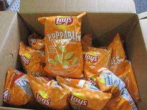 case of 12.5 oz bags of lays white...