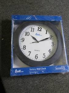 quill battery wall clock ...