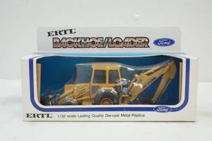 lot 136 image: Ertl backhoe loader