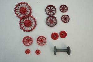 lot 203 image: Toy Tractor parts