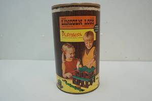 lot 224 image: Vintage playskool Lincoln logs