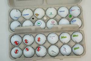 lot 281 image: Golf balls