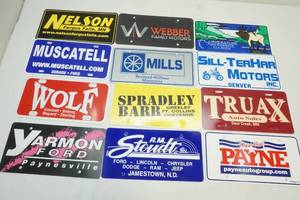 lot 420 image: Dealer Plates