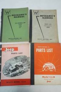 lot 438 image: Jeep manuals