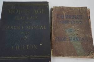 lot 442 image: Vintage shop manuals