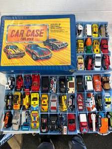 lot 70 image: 48 Car Case Deluxe with Lesney & Other Diecast