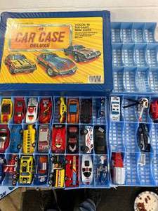 lot 73 image: 48 Car Case Deluxe with Lesney & Other Diecast