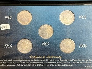 5-Years Of Liberty Nickels