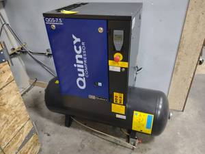 lot 8 image: Quincy QGS-7.5 Rotary Screw Air Com...