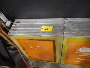 lot 26 image: (6) Aluminum Screen Frames, 23x31...