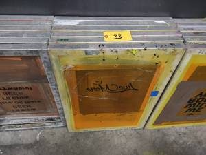 lot 33 image: (6) Aluminum Screen Frames, 23x31...
