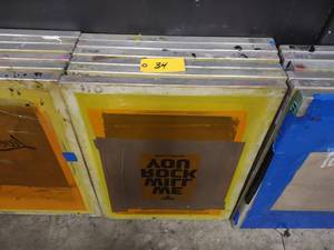 lot 34 image: (6) Aluminum Screen Frames, 23x31...