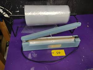 lot 56 image: Jores 16 Impulse Sealer with Roll ...