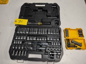 lot 71 image: Dewalt Socket Set...