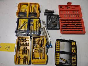 lot 73 image: Tool Bits & Drill Bits...