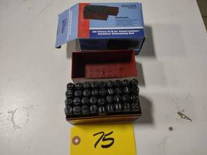 lot 75 image: Vector 38 Letter & Number Stamps