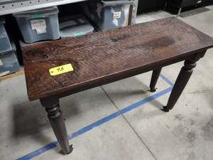 lot 93 image: Rolling Office Table, 48x18...