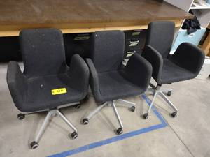 lot 126 image: (3) Task Chairs...