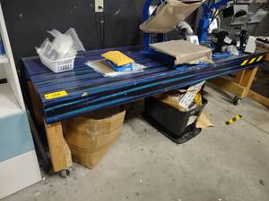 lot 134 image: Rolling Work Bench, 96x30...