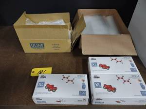 lot 181 image: Poly Bags & Nitrile Gloves...