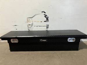 lot 57 image: UWS Pull Handle 72 in. Matte Black Aluminum Low Profile Truck Tool Box