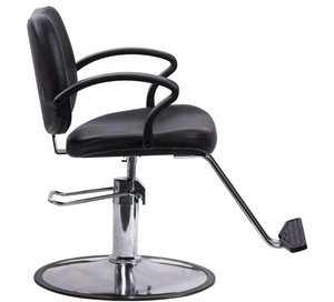 lot 86 image: Beauty Style Classic Hydraulic Black Barber Chair