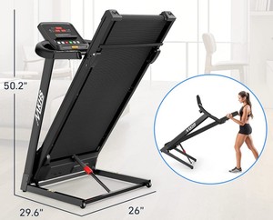 lot 88 image: MKHS Folding Treadmill with Incline Shock Absorption