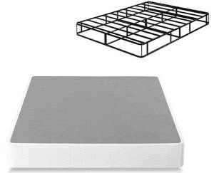 lot 117 image: Zinus 9 in. Metal Smart Box Spring Queen Size Mattress Foundation