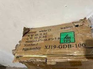 lot 124 image: Walnut Wooden Bench