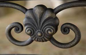 lot 122 image: Hillsdale Furniture Chesapeake Queen Size Rustic Old Brown Headboard