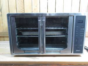 lot 3 image: Oster XL French Door Digital Air Fry Countertop Oven - Stainless Steel