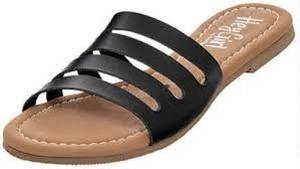 Corkys Bikini Slip-on Slide Sandals  Black Size 6