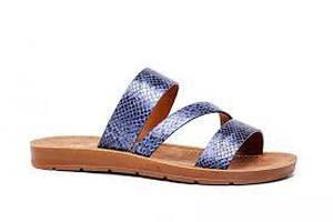 Corkys Lydia-Navy Snake Sandal  Size 10
