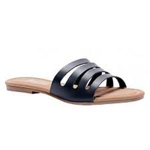 Corkys Bikini Slip-on Slide Sandals  Black Size 9