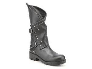 Musse & Cloud Falida Leather Buckle Detailed Mid-Calf Boots  Black Size 40