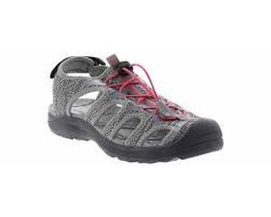 Womens Torrance Closed Toe Sport Sandal  GrayCoral Size 10