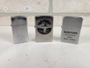 lot 410 image: (3) ZIPPO Lighters
