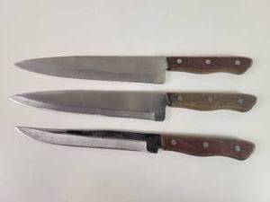lot 490 image: (3) MAXAM Chefs Knives - Made in Japan