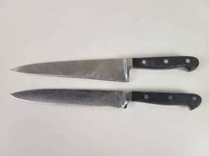 lot 491 image: (2) WOLFF Chefs Knives