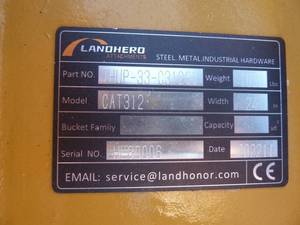 Landherd Excavator Thumb Cat 312
