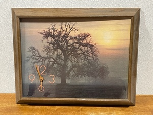 Vintage Wall Art with Clock