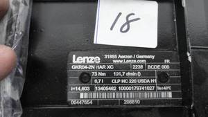 lot 18 image: Lenze Beveled Gear Box