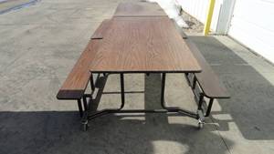 lot 59 image: 10 Folding Roll away Table