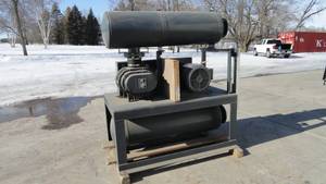lot 60 image: GardnerDenver Rotary Positive Blower with Motor