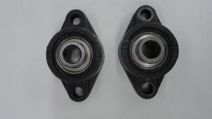 lot 77 image: 2 - 58- 2 Bolt Flange Bearing with set screw Hub City