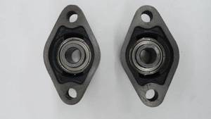 lot 78 image: 2 - 58- 2 Bolt Flange Bearing with set screw Hub City